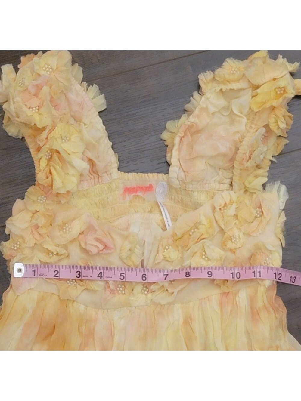 Free People Yellow Off-Shoulder Floral Maxi Dress - Picture 7 of 9